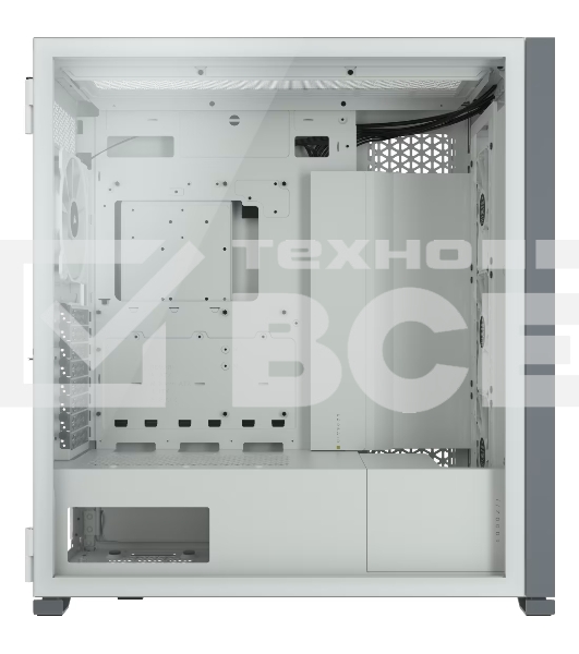 Компьютерный корпус Corsair iCUE 7000X RGb CC-9011227-WW Full-Tower ATX, белый, Tempered Glass (639459)