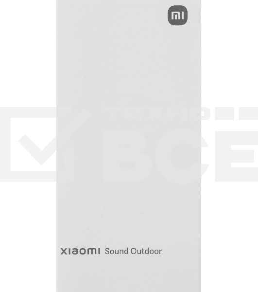 Портативная колонка Xiaomi Sound Outdoor 30W синий