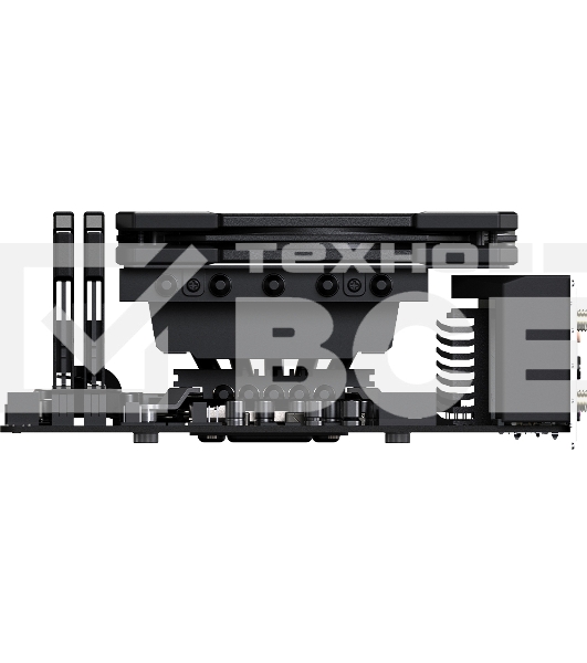 Кулер для процессора ID-COOLING IS-50X-V3 черный 120мм алюминий/медь 2000rpm 31.2db 4-pin 130W 56мм