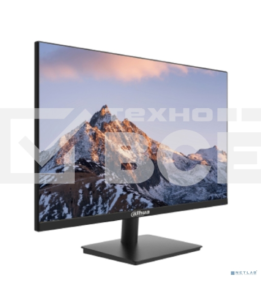 Монитор Dahua DHI-LM24-A221Y 24'; (16:9) FullHD 1920x1080 ЖК-монитор с ультратонкой рамкой и регулировкой наклона; 100Гц; VA; VESA 100x100; 1 VGA; 1 HDMI
