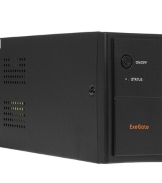 Источник бесперебойного питания ExeGate SpecialPro UNB-800.LED.AVR.EURO 800VA/480W, LED, AVR, 2 евророзетки, черный