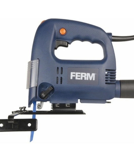 Лобзик электрический FERM JSM1023, 570 Вт., 500-3000 ход/мин, пропил 70 мм, коробка