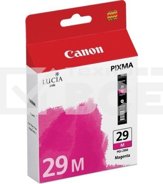 Картридж струйный Canon PGI-29M (4874B0011) пурпурный (281стр.) для Canon Pixma Pro 1