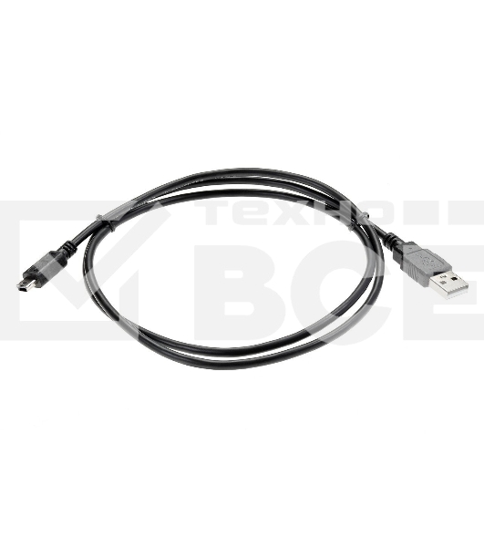 Кабель USB 2.0 A-->mini-B 5P (1м) черный TELECOM/VCOM <TC6911BK-1.0M>