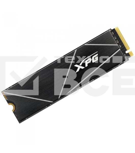 Накопитель SSD ADATA XPG BLADE S70, 1Tb, PCIe 4.0 x4, M.2 2280, NVMe, R/W 7400/5500, с радиатором