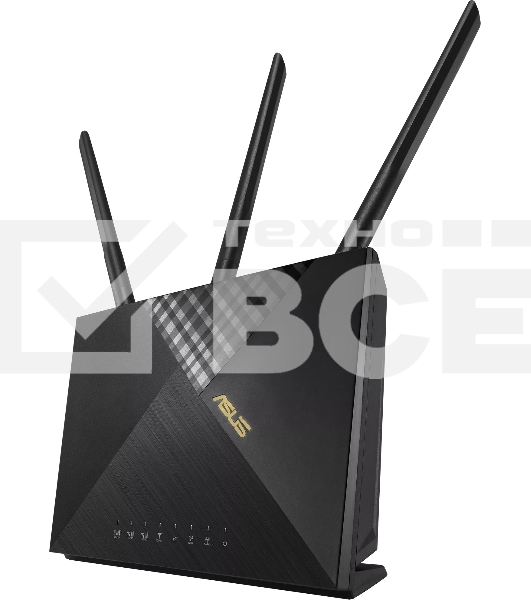 Маршрутизатор ASUS 4G-AX56 Dual-Band WiFi 6 LTE Router 574+1201Mbps EU RTL {5} (869225) (90IG06G0-MO3110)