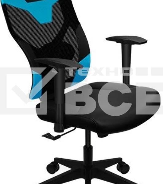 Кресло Aerocool GUARDIAN Ice Blue (<150кг, эргономичное, сетчатый материал, 2D подлокотник)