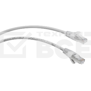 Шнур комм. Cabeus, кат. 6, экр., F/UTP, RJ45/RJ45, LSZH, AWG24, 2м, серый