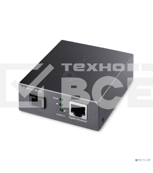 Медиаконвертер TP-Link TL-FC311A-20 гигабитный WDM 100/1000 Мбит/с SMB