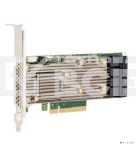 Контроллер MegaRAID 9460-16I SGL (05-50011-00), PCIe 3.1 x8 LP, SAS/SATA/NVMe, RAID 0,1,5,6,10,50,60, 16port(4 * int SFF8643), 4GB Cache, 3516ROC