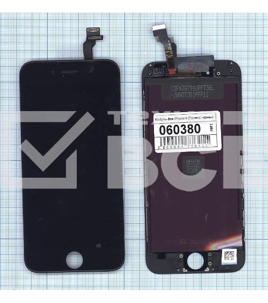 Дисплей для iPhone 6 в сборе с тачскрином (Tianma), черный