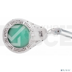 Лупа на струбцине Rexant, круглая, 5D, с подсветкой 108 LED, белая, фото3