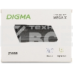 Внешний накопитель SSD Digma USB3.2 Gen2x2 256GB DGSM8256G2MGG MEGA X 1.8