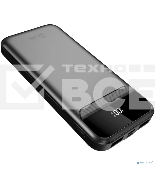 Мобильный аккумулятор Cactus CS-PBFSCA-10000 10000mAh 4.5A 2xUSB-A/USB-C черный