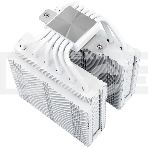 Кулер для процессора Thermalright Royal Pretor 130 белый (4-pin PWM, 158mm, Ni/Cu, 6x6mm, 1x120+1x130mm, 80.45CFM/81.88CFM, 29.4dBA/28.3dBA, 2150PM/1750RPM, S: 1200, 1700, 1851, 2011, 2066, 115X, AM4, AM5, white), фото8