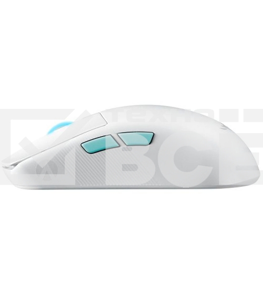 Мышь беспроводная/проводная ASUS ROG Harpe Ace Aim Lab Edition белый, 36000 dpi, радиоканал, Bluetooth, USB, кнопки - 5