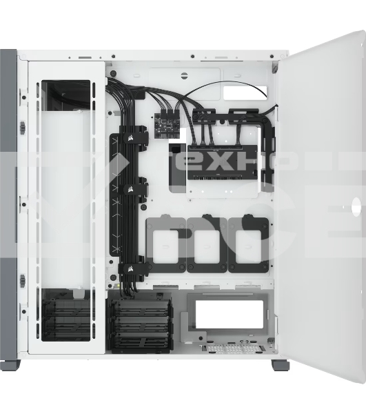 Компьютерный корпус Corsair iCUE 7000X RGb CC-9011227-WW Full-Tower ATX, белый, Tempered Glass (639459)