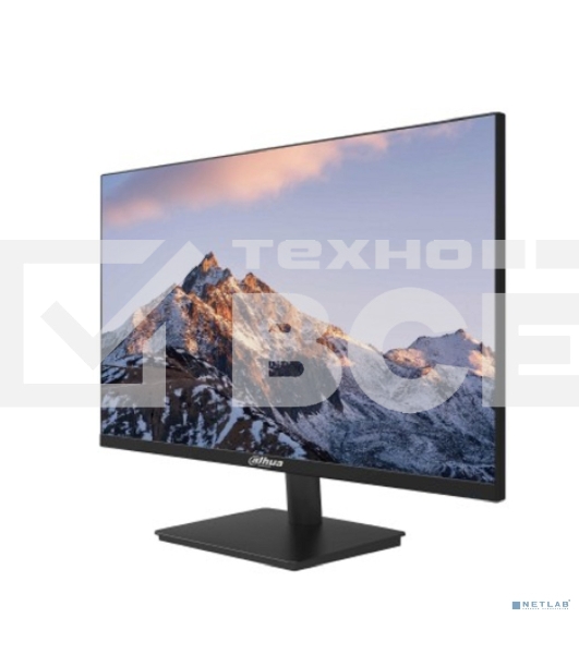 Монитор Dahua DHI-LM24-A221Y 24'; (16:9) FullHD 1920x1080 ЖК-монитор с ультратонкой рамкой и регулировкой наклона; 100Гц; VA; VESA 100x100; 1 VGA; 1 HDMI