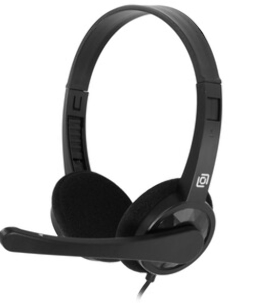 Гарнитура Oklick HS-M600 чёрный, проводная, 3.5 мм