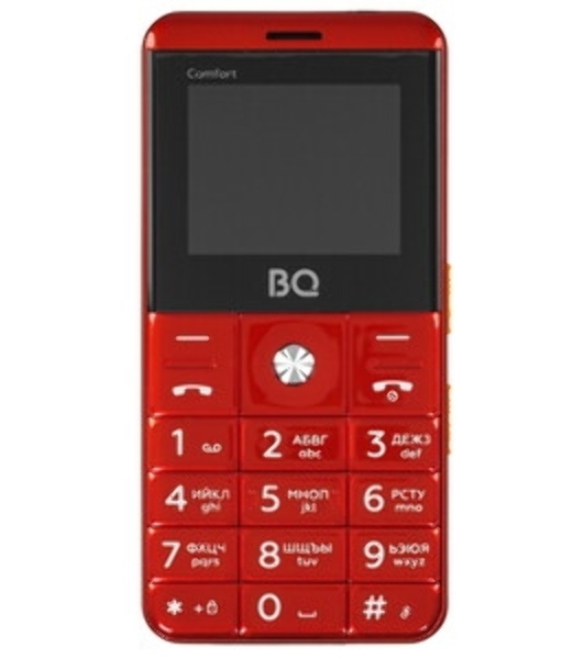 Мобильный телефон BQ 2006 Comfort красный/черный