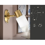 Светильник Ambrella light TR3967 BS/FR латунь/белый матовый  E27 max 40W 140*80*194, фото 1