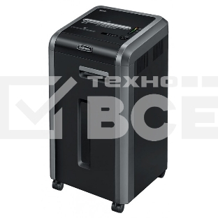 Шредер Fellowes 225Ci. (20 листов) , 60 литр, 3,9х38 мм (класс 3), 100% Jam Proof, уничтожает: скобы/скрепки/карты/CD