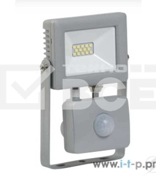 Прожектор Iek LPDO702-10-K03 СДО 07-10Д светодиодный серый с ДД IP44 IEK
