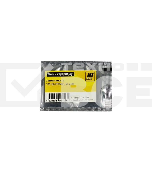 Чип к картриджу Kyocera FS-5150 (Hi-Black),new TK-580, 2.8K, M