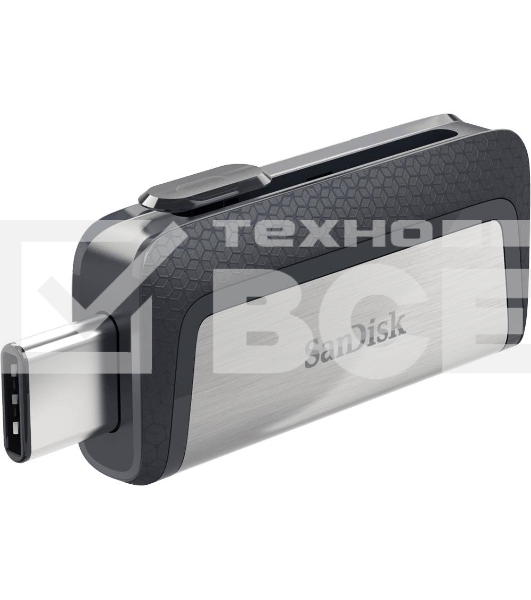 Флеш диск Sandisk 32Gb Ultra Dual SDDDC2-032G-G46 USB3.0 серый/узор