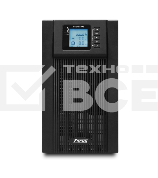 Источник бесперебойного питания Powerman Online 3000VA/2400W, 220V, Tower, Out: 3xShuko, Black*Online3000