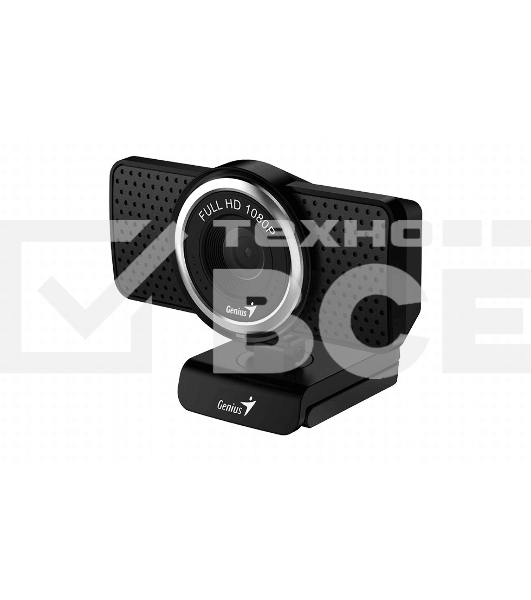 Интернет-камера Genius Веб-камера Genius ECam 8000 черная (Black) new package, 1080p Full HD, Mic, 360°, универсальное мониторное крепление, гнездо для штатива