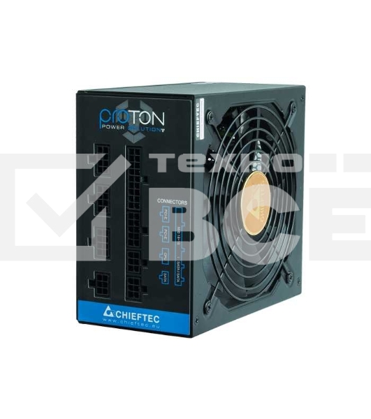 Блок питания Chieftec BDF-750C, 750Вт 80 PLUS Bronze, 140мм, модульный, черный