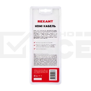 Кабель Rexant HDMI - HDMI 1.4, 1.5 м Gold белый