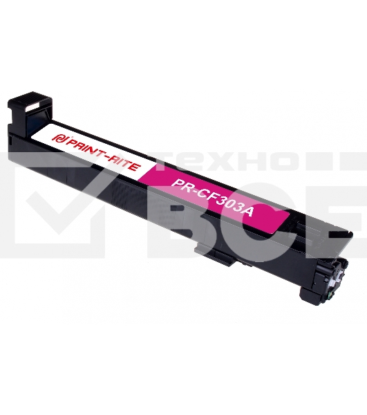 Картридж лазерный Print-Rite TRHGM9MPRJ PR-CF303A CF303A пурпурный (30000стр.) для HP CLJ Ent M880