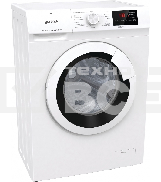 Стиральная машина Gorenje WHE72SFS белый загр. фронтальная макс.: 7 кг 1200об/мин класс: А