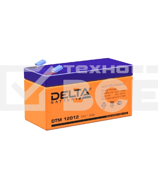 Батарея Delta DTM 12012 (12V 1.2Ah)