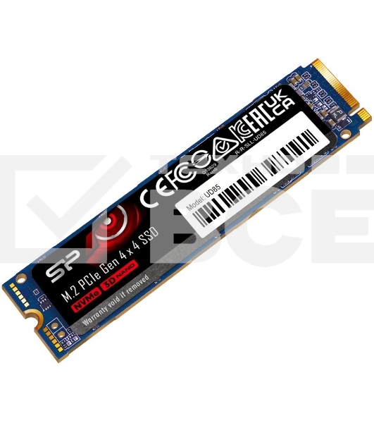 Накопитель SSD Silicon Power UD85, 500GB, PCIe 4.0 x4, M.2 2280, NVMe, R/W 3600/2400