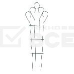 Шпалера, комбинированная, 3 ступени, 0,1/0,65х2 м Palisad, фото5