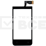 Сенсорное стекло (тачскрин) для HTC Desire 300, черное, фото4