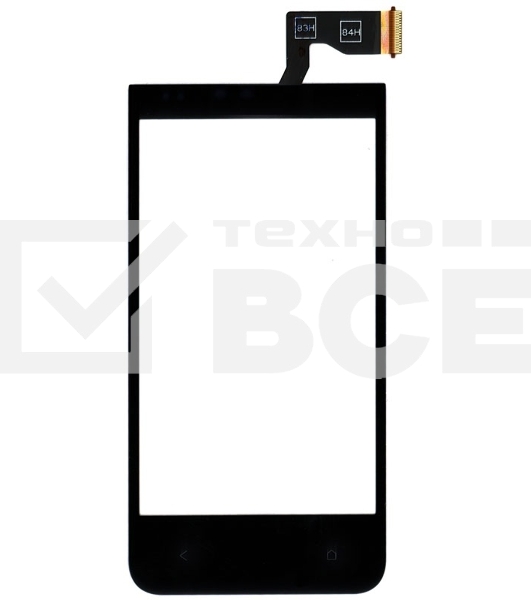 Сенсорное стекло (тачскрин) для HTC Desire 300, черное