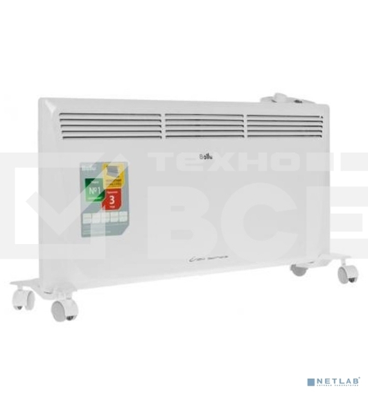 Конвектор Ballu Enzo BEC/EZMR-2000 белый, 2000 Вт, 25 м2, термостат