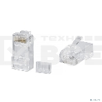 Коннектор Cabeus, RJ45(8p8c), кат. 6, неэкр., прозрачный, фото 1