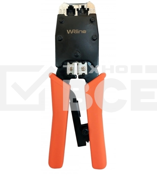 Инструмент обжимной WRline WR-500R для RJ-45/RJ-12/RJ-11/RJ-22 (упак:1шт)