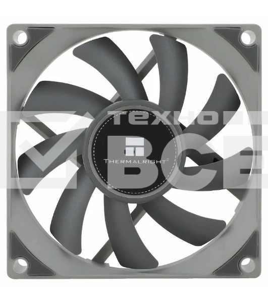 Вентилятор корпусный Thermaltight TL-8015 (80x80x15mm, 4-pin PWM, 28.4CFM, 23.3dBA, 2200RPM, Grey)