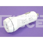 Автомобильное зарядное устройство AMPERIN CCW-1USB USB DC 5V 3.0A/9V 2A/12V 1.5A Белый, фото 1