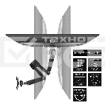 Настольное крепление ExeGate EDM2-3210-22G (кронштейн для двух мониторов 15