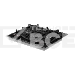 Варочная поверхность Kuppersberg FG 67 B газ, High-Tech, автоматический электроподжиг, газ-контроль, материал решеток чугун, форсунки под сжиженный газ, мощность конфорок 1., 1.75, 3, 4 кВт, цвет черный, фото9