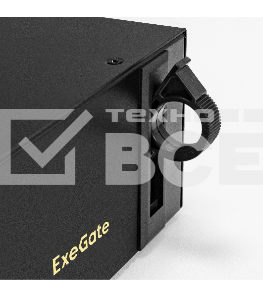 Источник бесперебойного питания ExeGate ServerRM UNL-1000.LCD.AVR.2SH.3C13.USB.2U 1000VA/650W, Color LCD, AVR, 2*Schuko+3*C13, USB, 2U, установка в стойку, черный