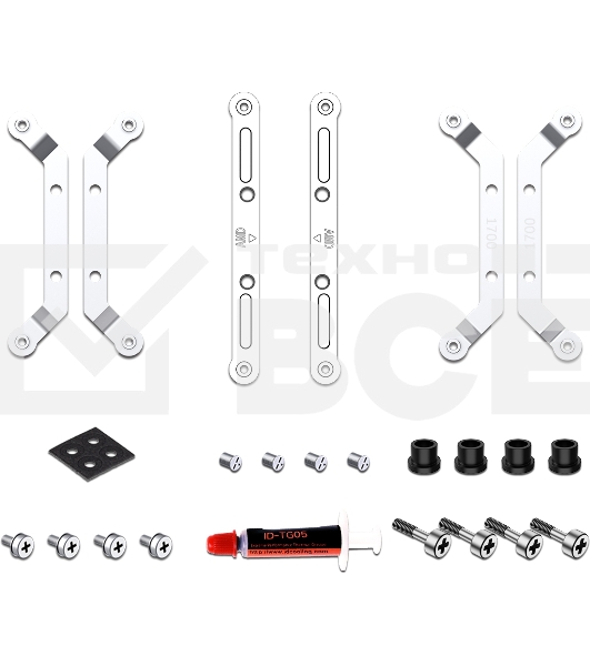 Кулер для процессора ID-COOLING IS-50X-V3 черный 120мм алюминий/медь 2000rpm 31.2db 4-pin 130W 56мм