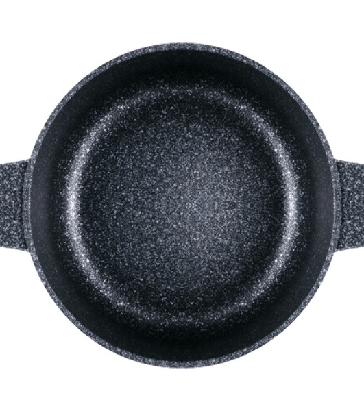Кастрюля Maunfeld GRETA MF24GRTT01CR из литого алюминия со стеклянной крышкой, 24 см, 4 л